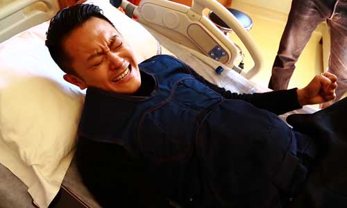 印小天体验"怀孕爸爸"