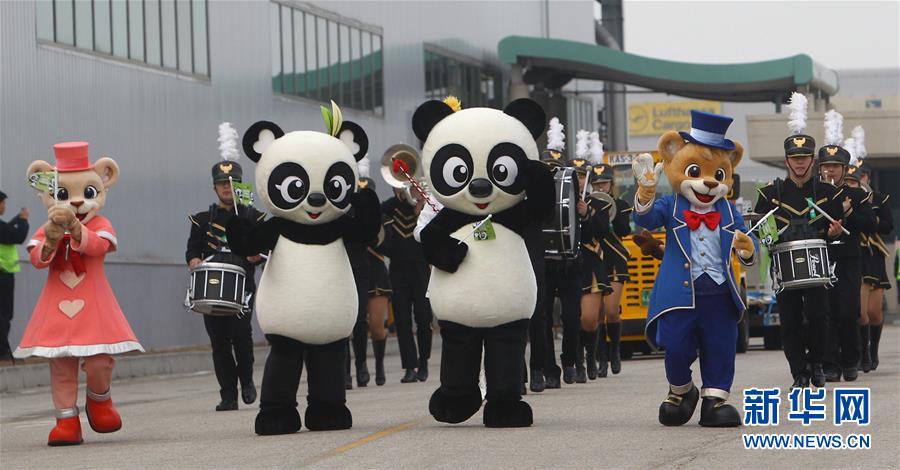 （國際）（5）兩隻大熊貓安全抵達南韓
