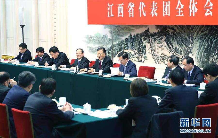 刘云山参加江西团审议 推动全面从严治党向基层延伸