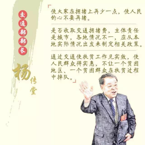 部長們的兩會經(jīng)典語錄(附贈一人一張素描像)