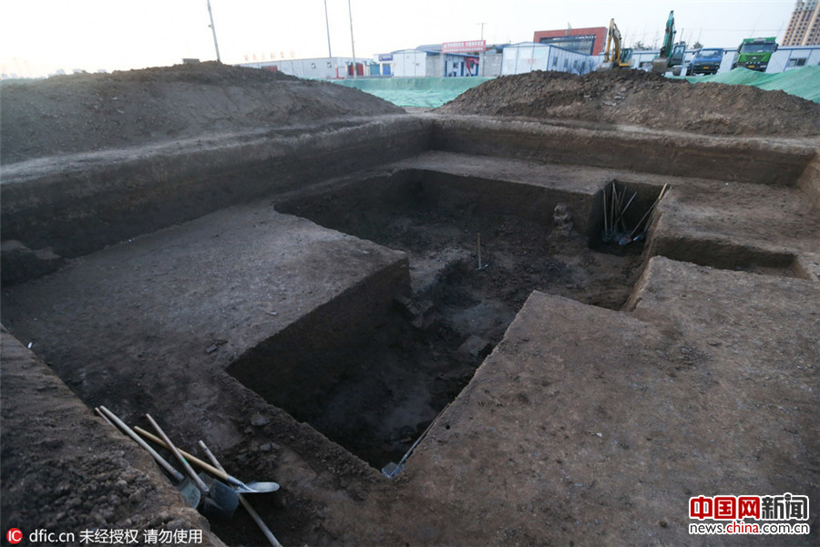 北京行政副中心工地发现汉代墓葬群