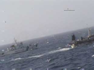 阿根廷海岸警卫队击沉中国一渔船 称涉非法捕鱼