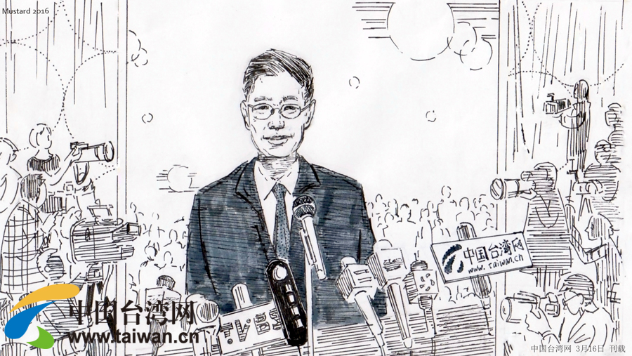 漫话两会:国台办主任张志军在部长通道接受采访