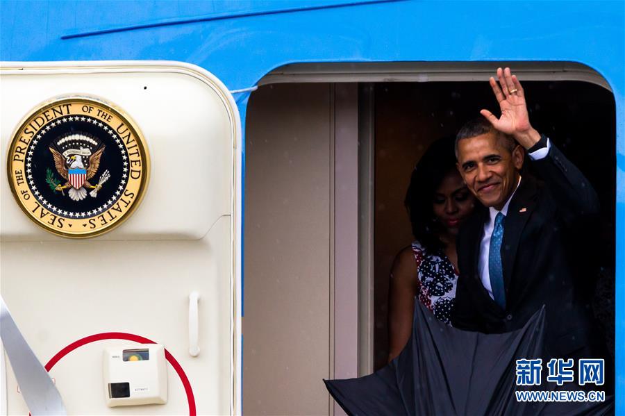 （國際）（2）美國總統奧巴馬抵達古巴開始訪問