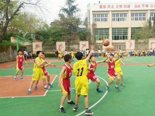 北碚区静观集真小学参加篮球比赛_ 视频中国