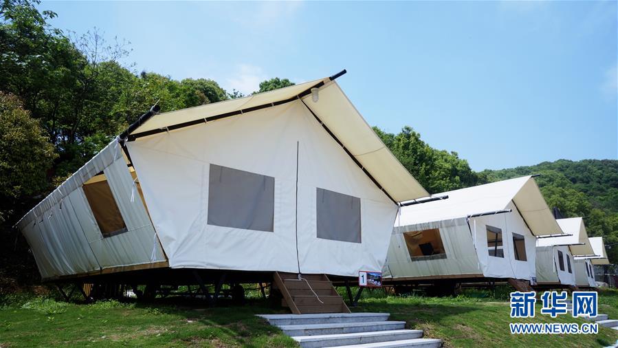 杭州首个帐篷谷投入使用组图