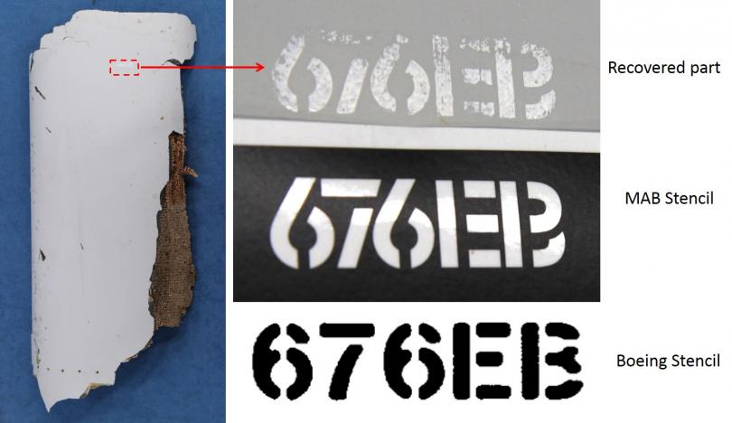 澳方：莫三比克殘骸確定來自MH370 機身字樣吻合