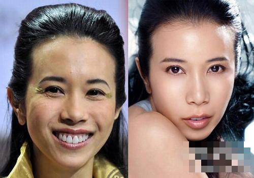 女星PS前后对比照不忍直视 杨幂周迅伊能静显老态