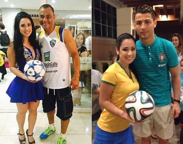 巴西美女穿高跟鞋短裙连续颠球4小时