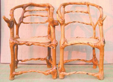 英国：艺术家在田地里种出“绿色”家具