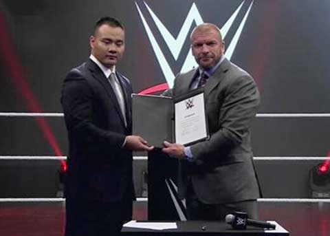 WWE全球首签中国选手 职业摔角赛9月在华上