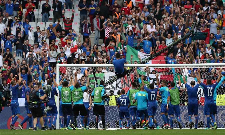 （歐錦賽）（6）足球——八分之一決賽：義大利戰勝西班牙