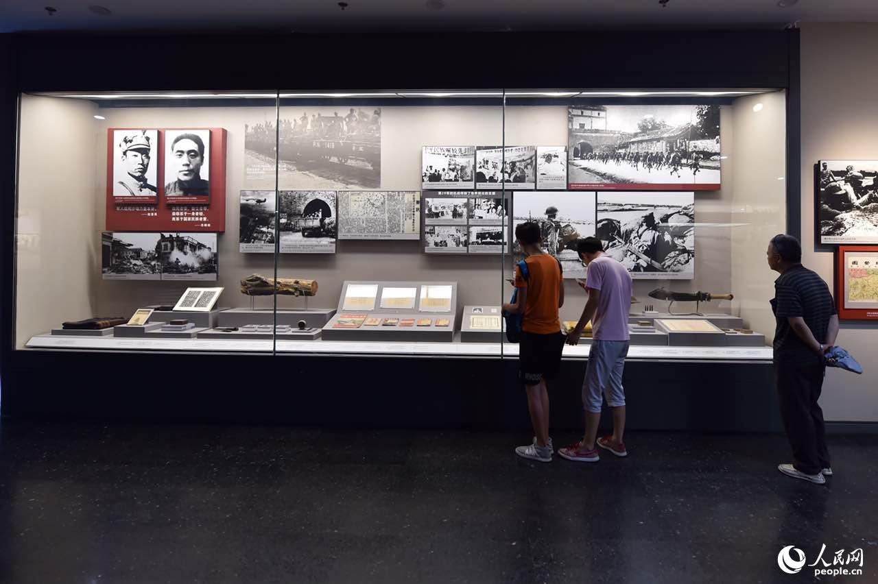 “七·七事變”爆發79週年紀念日 民眾參觀盧溝橋抗日戰爭紀念館。人民網記者 翁奇羽 攝