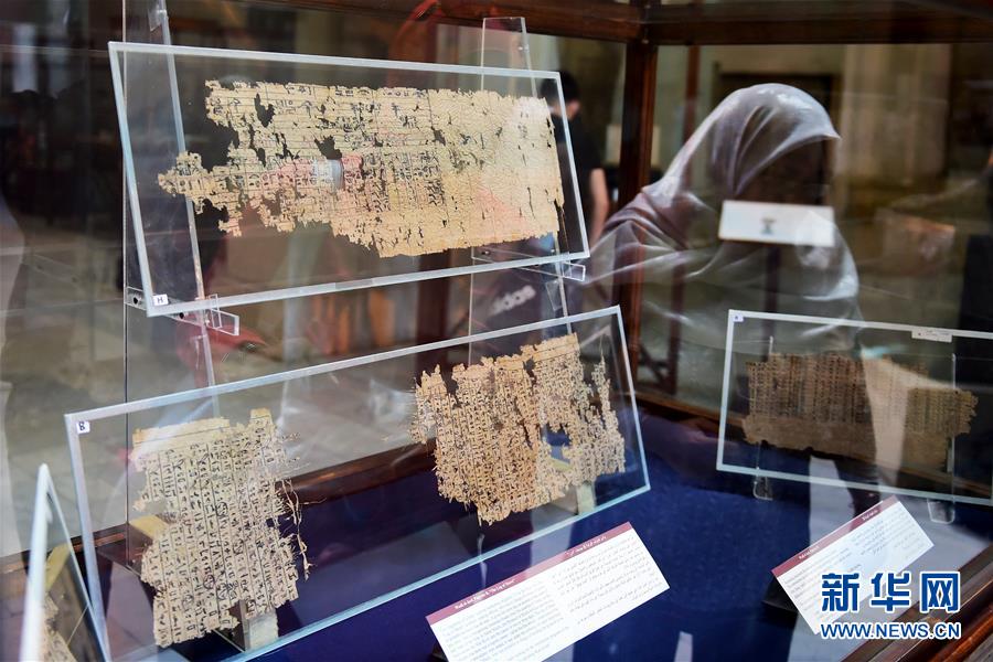 世界最古老纸莎草文献首次在埃及展出[组图]