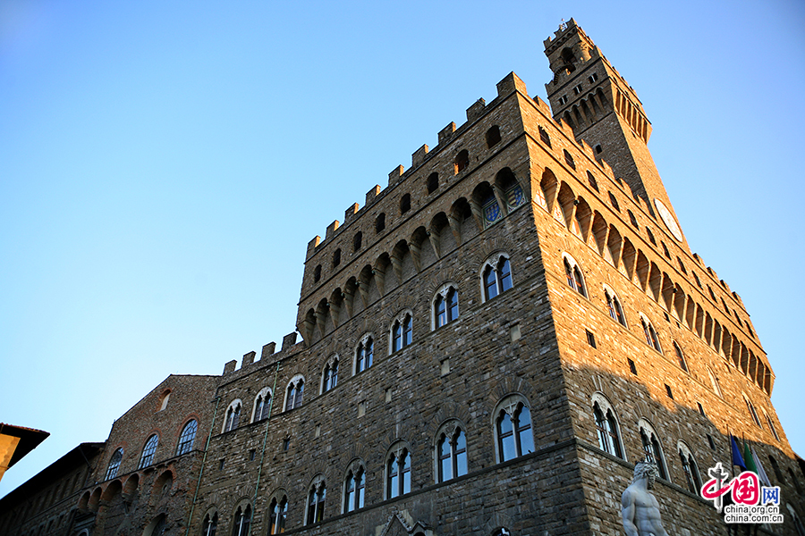 广场标志-行政中心老宫(Palazzo Vecchio)