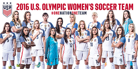 美国女足公布奥运18人名单 世界杯冠军班底