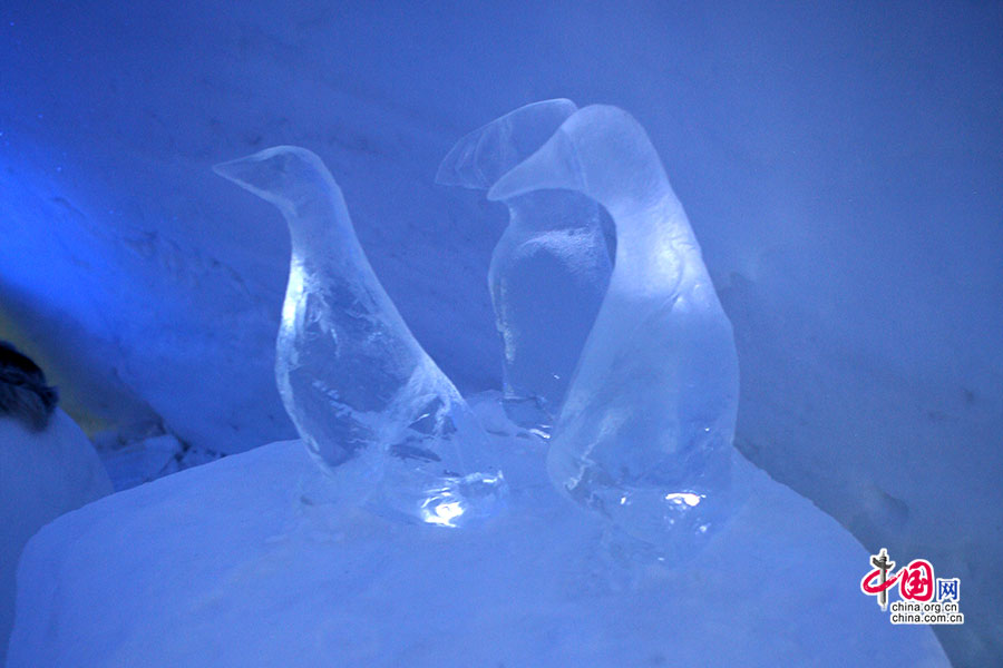 企鹅冰雕