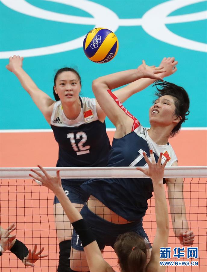 中国女排3:1战胜荷兰队 时隔12年再进奥运决赛