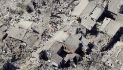 意大利：地震前后对比照 天堂变废墟