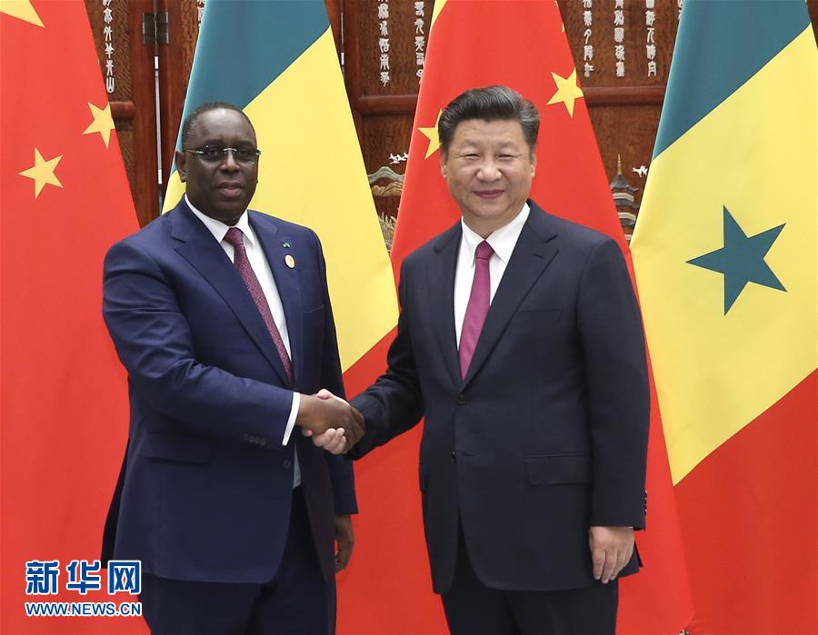 （杭州G20·時政）習近平會見塞內加爾總統薩勒