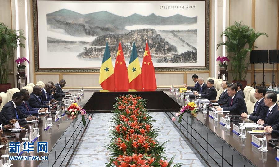 （杭州G20·XHDW）習近平會見塞內加爾總統薩勒