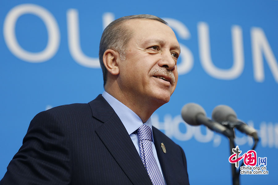 土耳其总统埃尔多安:G20杭州峰会是一个富有
