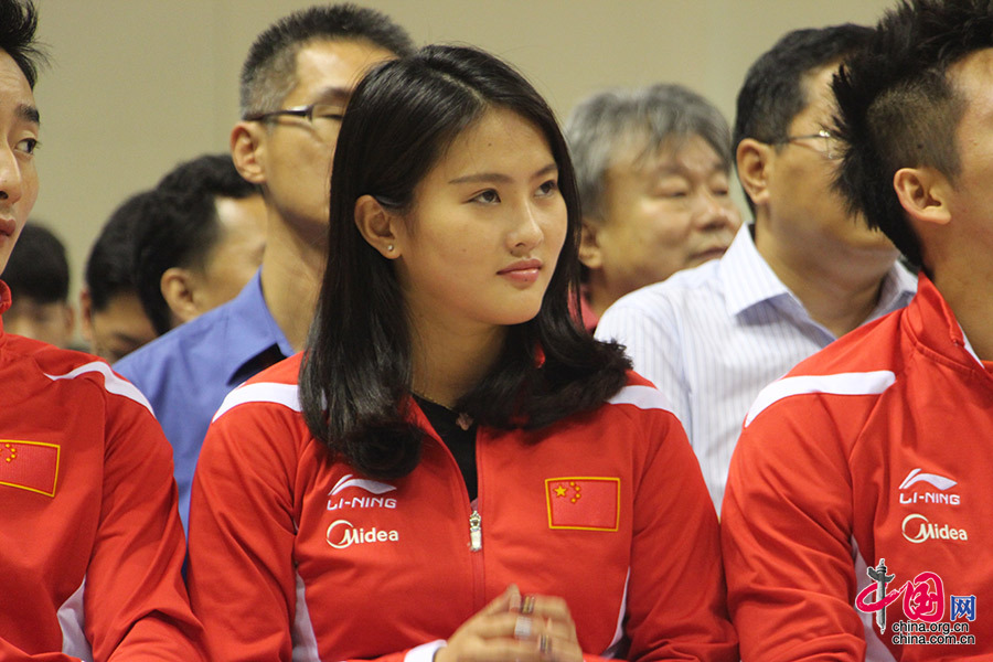 里约奥运会女子双人10米跳台冠军陈若琳.中国网记者 鲁楠 摄