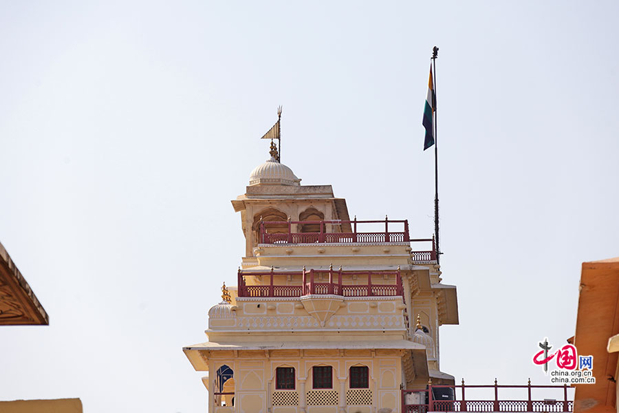 私人宫殿Chandra mahal有七层楼高