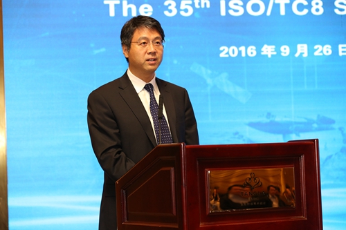 中国船舶重工集团公司副总经理杜刚致辞