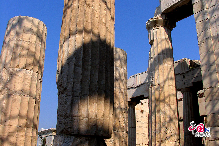 宙斯神殿的罗马柱