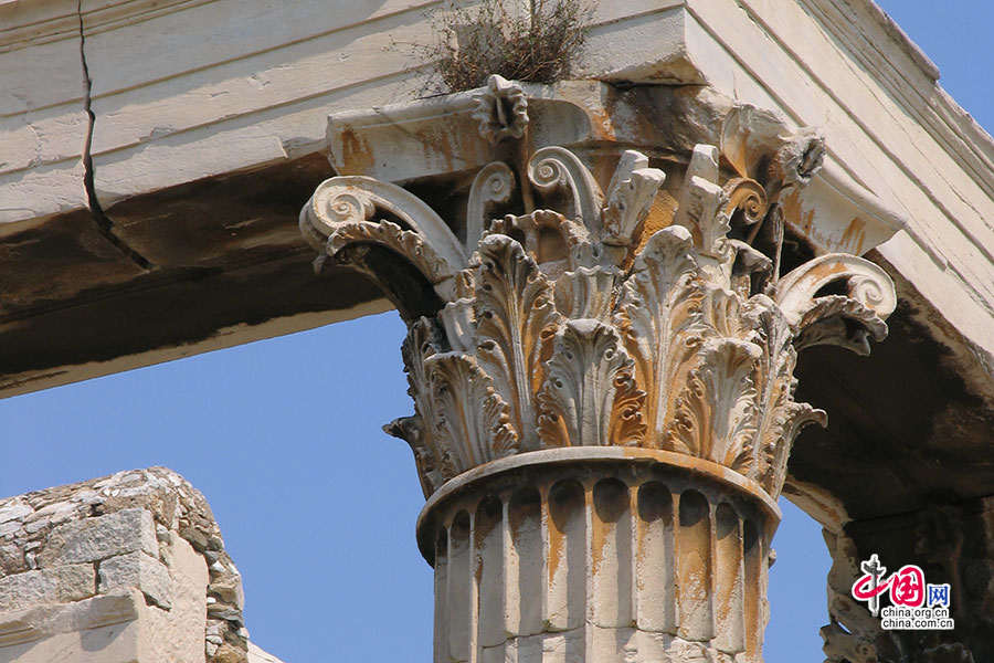 宙斯神殿的科林斯式柱头