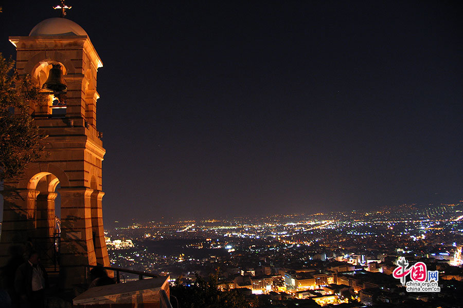 雅典城夜景