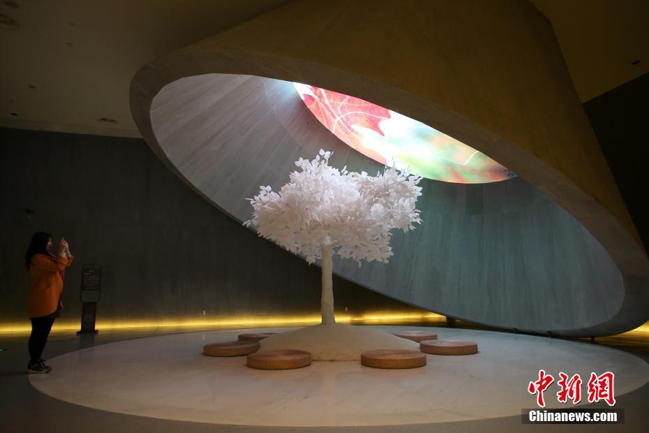 开放,"忘忧河","感恩众生"空间,"菩提树","因缘台"等体验区通过多媒体