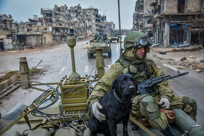 步步惊心：俄军发布工兵在阿勒颇排雷最新照片