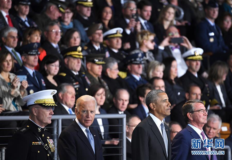 美国军方为奥巴马举行欢送仪式