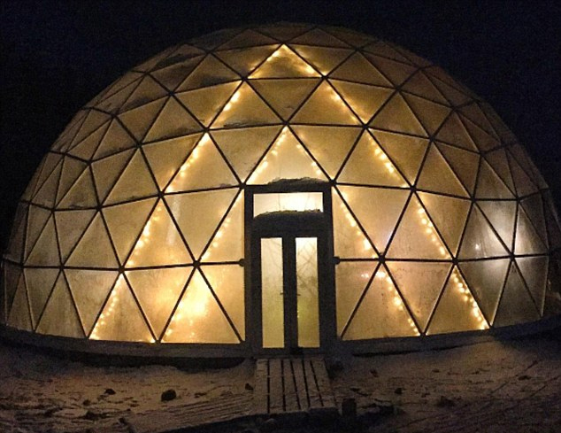 挪威北极生态环保屋温暖舒适 内部可种果蔬