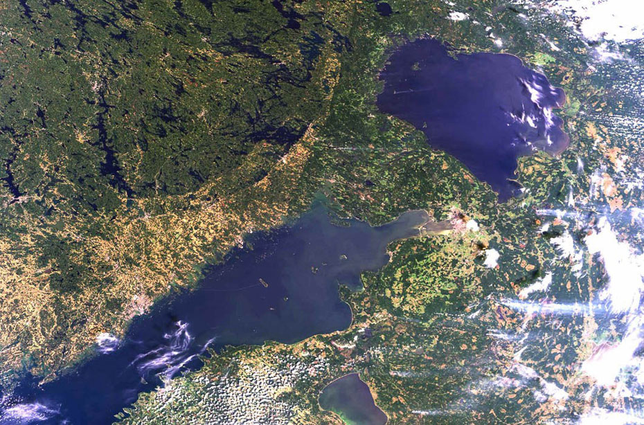 從太空看地大物博的俄羅斯 景色簡直美呆