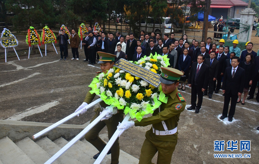 老挝纳莫中国烈士陵园修缮工程开工