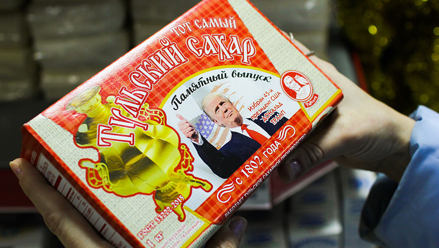 俄羅斯推出印有特朗普頭像的方糖希翼俄美關係更甜蜜