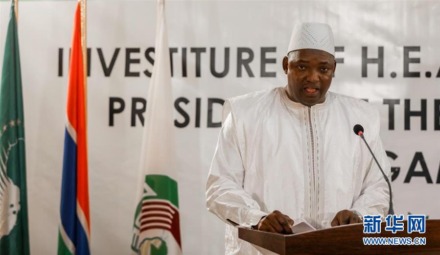 冈比亚当选总统巴罗宣誓就职( 02 / 7 )