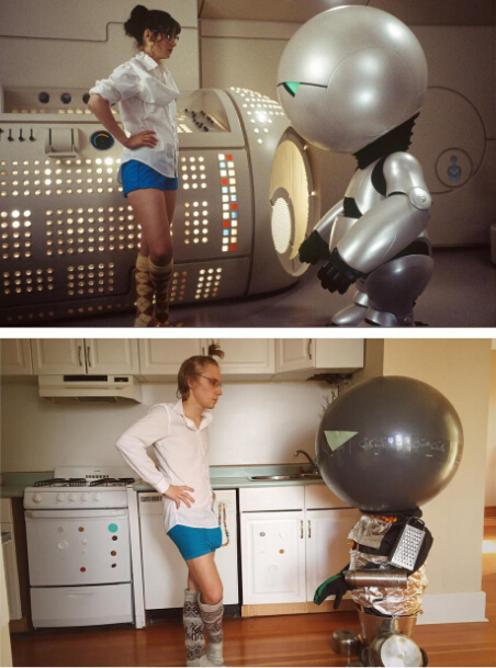 西伯利亚夫妇联袂翻拍大片经典桥段 笑果非同凡响