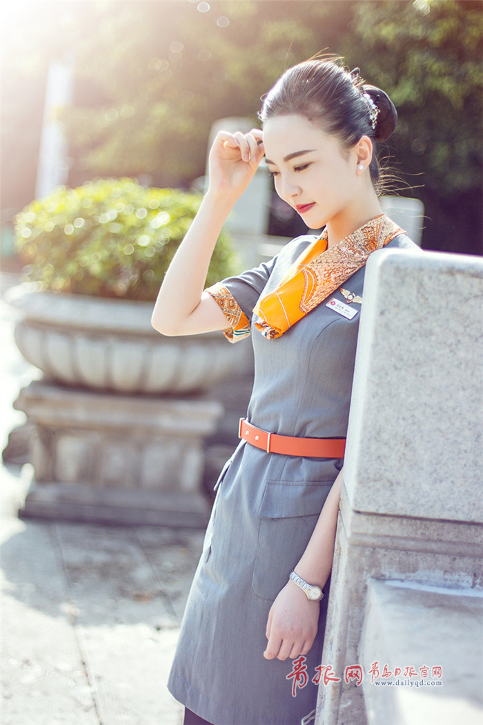 青岛正值寒冷冬天青航空姐带你穿越到春日泉州410