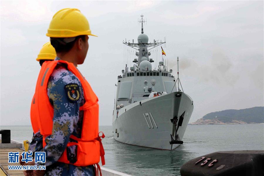 中国海军南海舰队远海编队训练启航[组图]_图片中国_中国网
