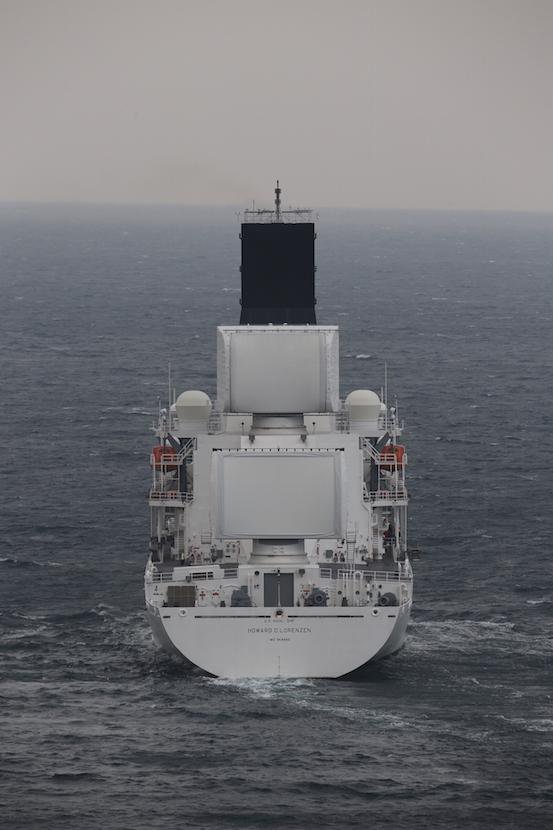 美国最先进导弹测量船进驻韩国