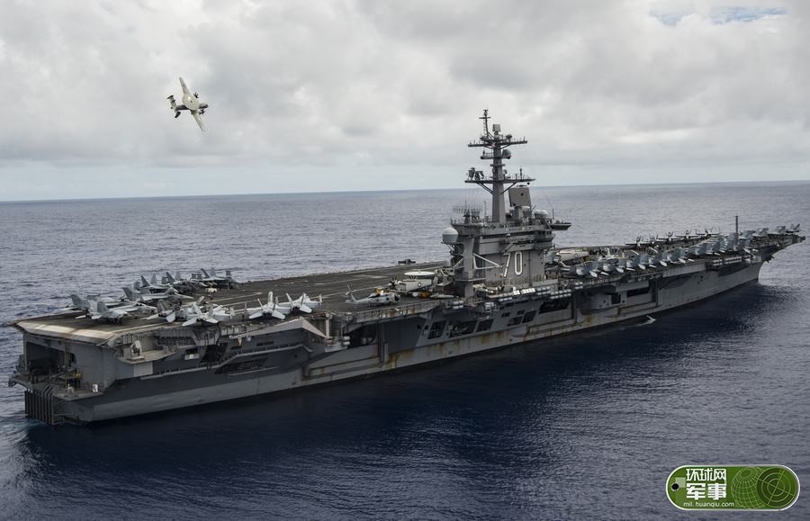 美航母舰载机飞抵菲律宾海