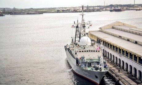 俄侦察舰抵近美国本土潜艇基地