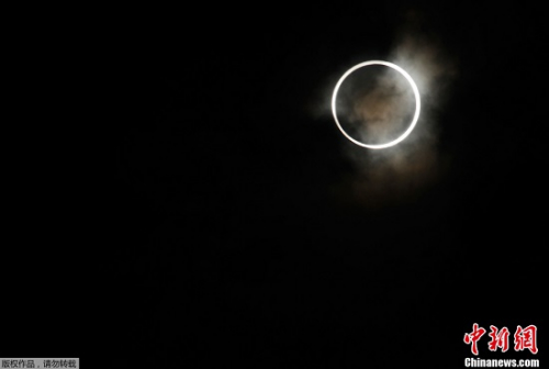资料图:日环食。