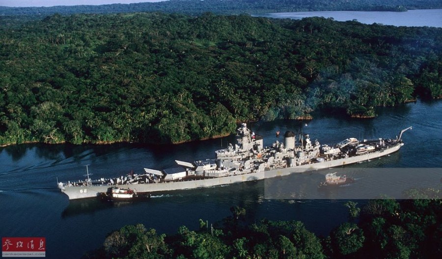 刮層皮！美戰列艦過巴拿馬運河間距僅25釐米