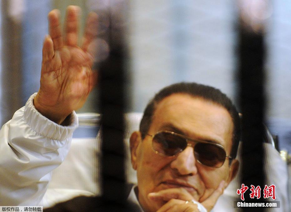 埃及前总统穆巴拉克获释结束3年牢狱生涯 