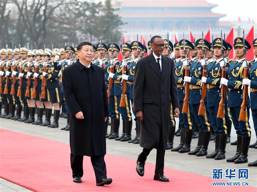 （XHDW）習近平同盧安達總統卡加梅舉行會談